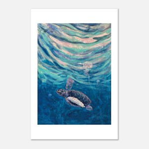 The Turtle's Way art print by Daniel Wesson (baby sea turtle), view 6
