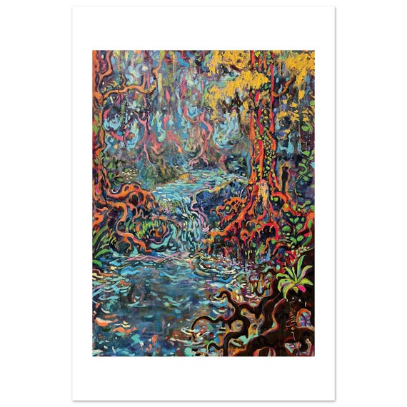 Roots in the River fine art print by Daniel Wesson