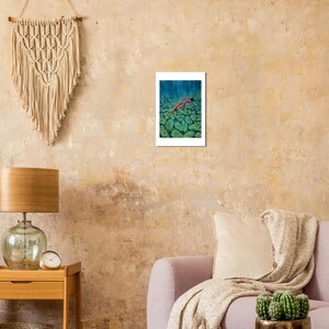 Anemonas art print by Daniel Wesson (sea anemone art), view 3