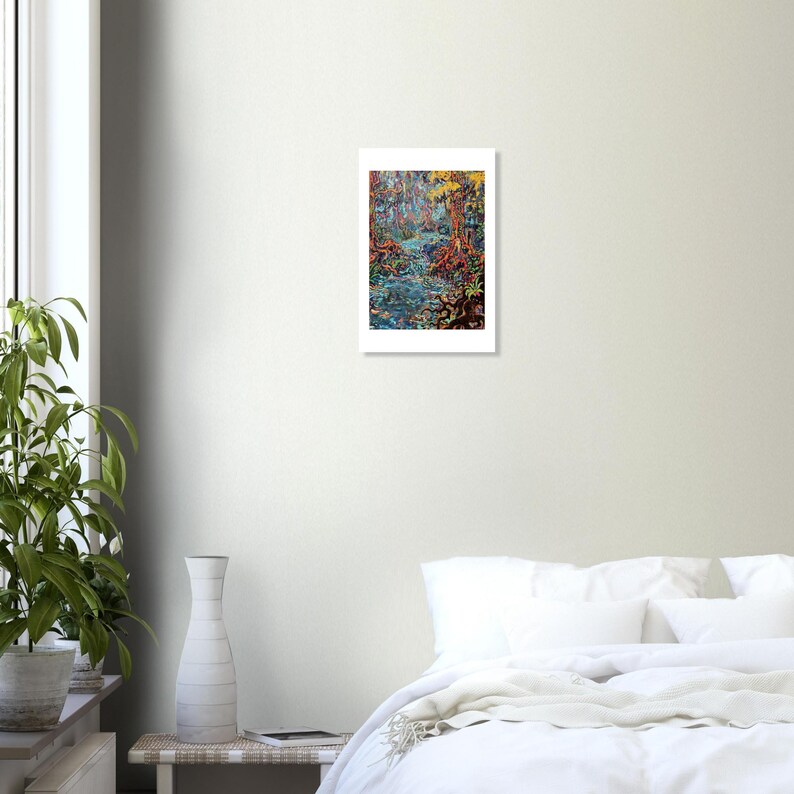 Roots in the River art print by Daniel Wesson (rainforest print), view 2