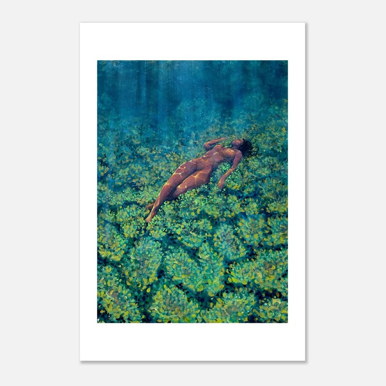 Anemonas art print by Daniel Wesson (sea anemone art), view 4