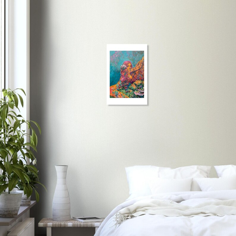 Reef Love art print by Daniel Wesson (coral reef art), view 6