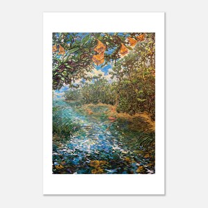 Music of the Flowers art print by Daniel Wesson (river painting), view 4