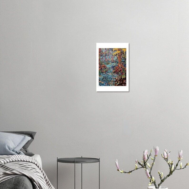 Roots in the River art print by Daniel Wesson (rainforest print), view 5