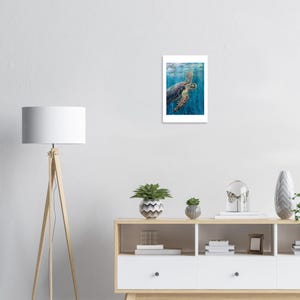 Turtle Gaze art print by Daniel Wesson (sea turtle painting), view 6