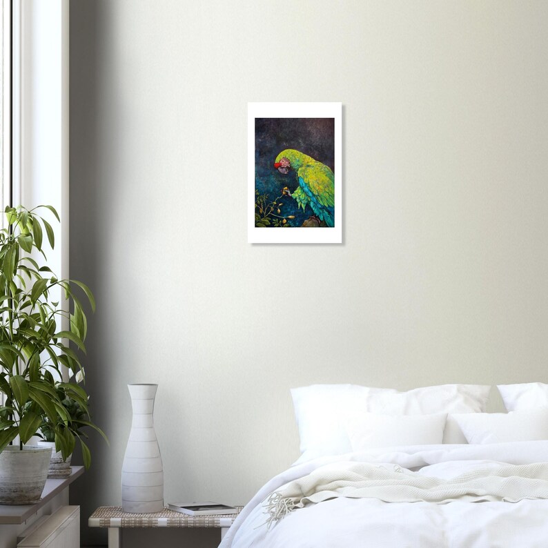 Great Green Macaw art print by Daniel Wesson (macaw wall art), view 4