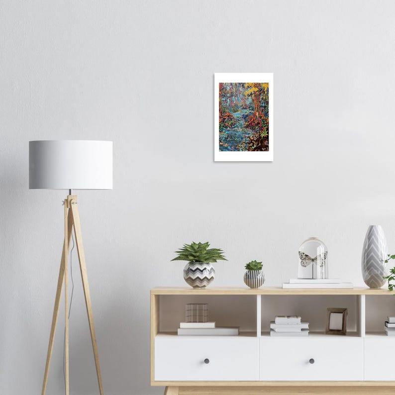 Roots in the River art print by Daniel Wesson (rainforest print), view 4