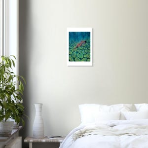 Anemonas art print by Daniel Wesson (sea anemone art), view 2