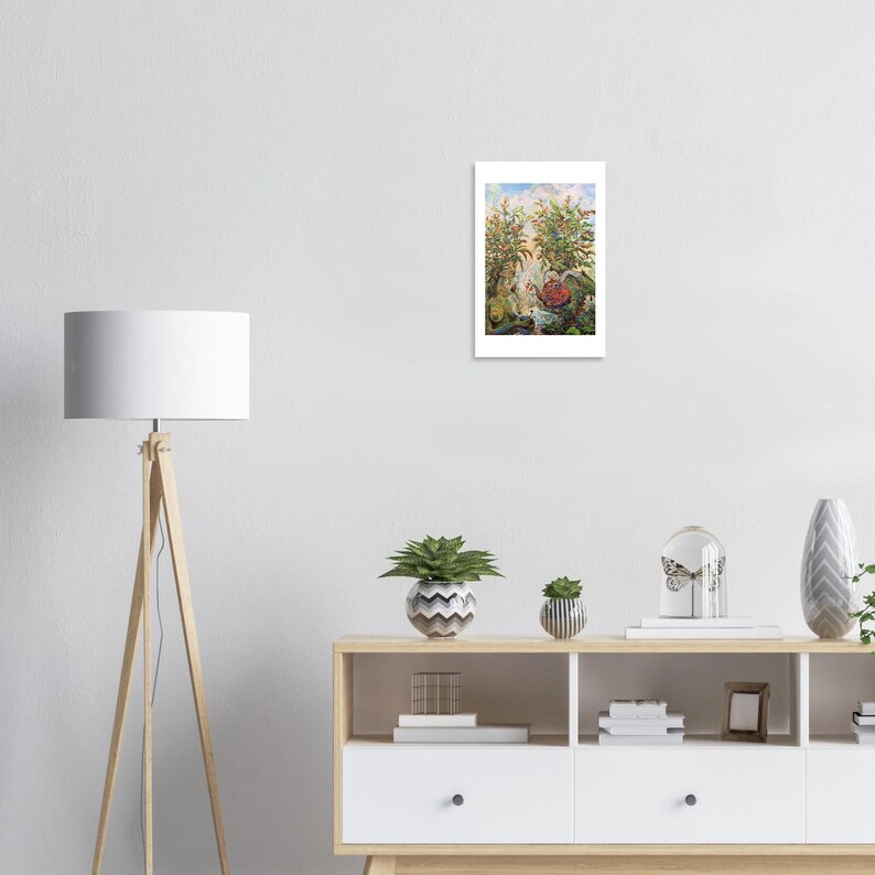 Jungle Tea Time art print by Daniel Wesson (tea lover gift), view 6