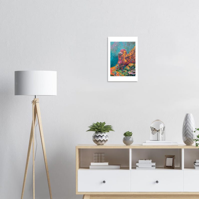 Reef Love art print by Daniel Wesson (coral reef art), view 5