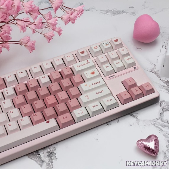 Heart Keycap Melgeek DIY Frosted Keycap Set – MelGeek