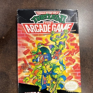Teenage Mutant Ninja II The Arcade Game Nintendo NES - Complete CIB