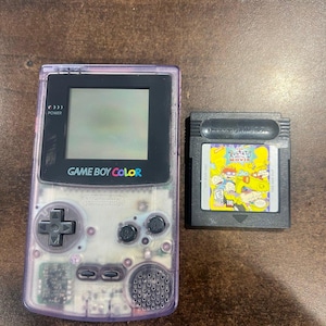 Gameboy Color Atomic Purple with Game - FREE SHIPPING