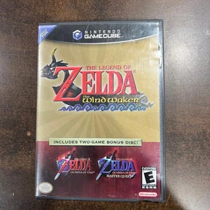 The Legend of Zelda The Wind Waker Ocarina Master Quest Nintendo GameCube RARE!!