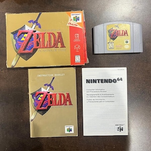 The Legend of Zelda Ocarina of Time N64 Nintendo 64 Complete CIB