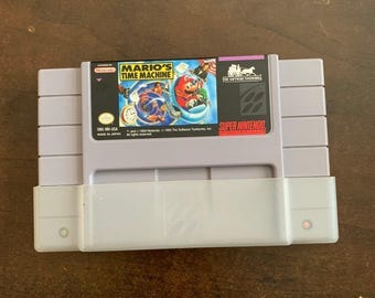 Mario&#39;s Time Machine for Super Nintendo SNES