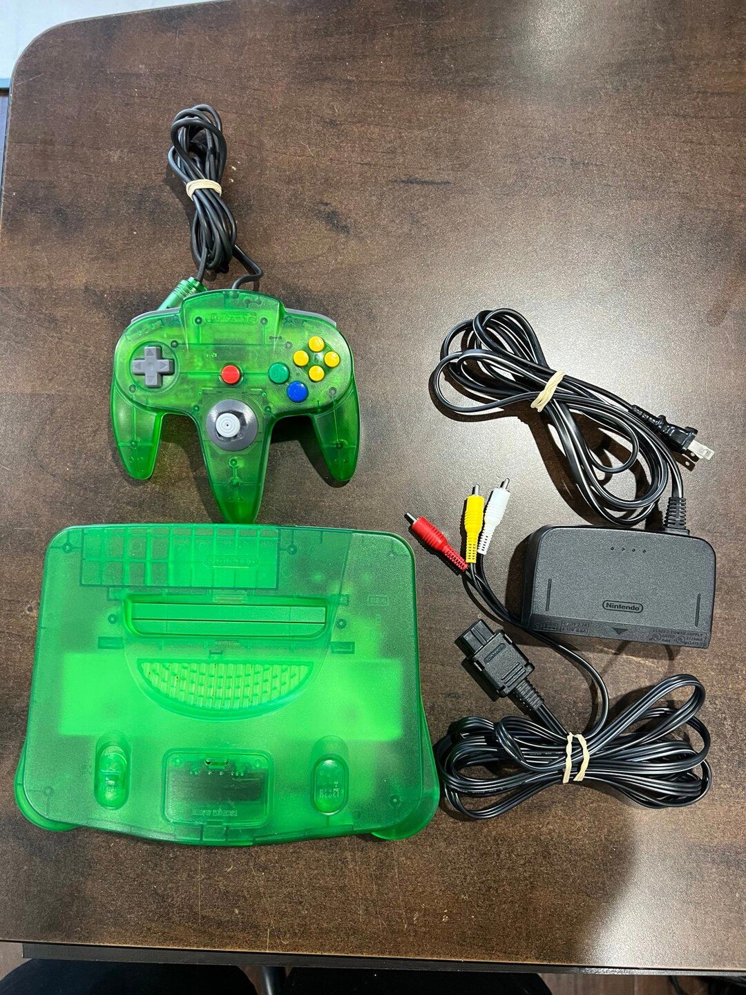 Nintendo 64 Jungle Green Official Console in EXCELLENT Shape