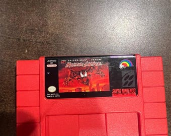 Spider Man Maximum Carnage Super Nintendo SNES MINTY