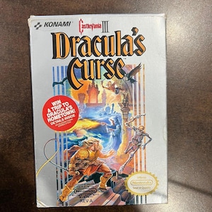 Castlevania III Dracula&#39;s Curse for Nintendo NES - Complete CIB