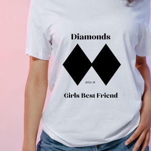 Black Diamonds Are A Girls Best Friend Ski Snowboard Shirt Black Diamonds Are A Girls Best Friend Ski Snowboard Shirt
