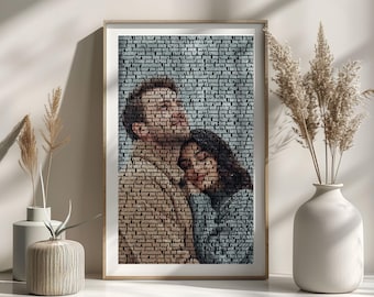 Valentine’s Day Gift for Couple, Custom Song Lyrics Wall Art, Personalized Love Gift, Romantic Anniversary Print