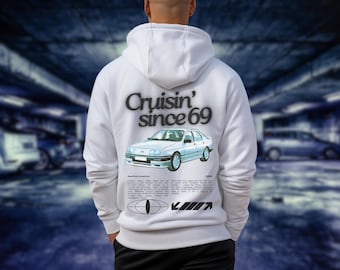Car Hoodie | Car Jumper | Cruising since 69 | Gift for Him | Car lover Hoodie | Car Lovers | Retro Car Lover Gift | Classic car Jumper |