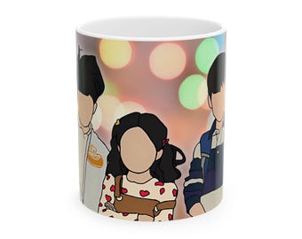 Tazza in ceramica, Famiglia per scelta K-Drama - Regalo per i fan di K-Drama, Tazza per amanti di K-Drama, Tazza di caffè K-Drama Addict, Regalo per fan del dramma coreano, Migliore