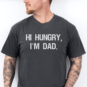 Camiseta Comfort Colors® &quot;Hola, soy papá&quot;, para el Día del Padre, divertida, regalo para papá, cumpleaños, primer papá, para papá