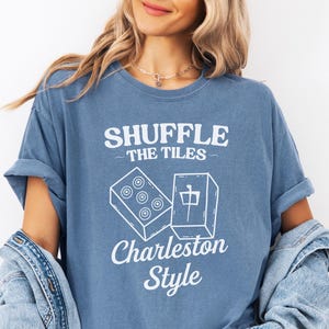 Comfort Colors® Charleston Mahjong Shirt, Mahjong Shirt, Funny Mahjong, Cute Mahjong, Game Shirt, Mahjong Player Gifts, Mahjong Player Tee
