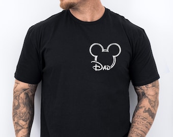 Custom Disney Dad Shirt, Disney Dad Tee, Cute Father's Day Gift, Gift For Dad, Gift for Grandpa, Mickey Dad Shirt, Disney Trip Dad Shirt