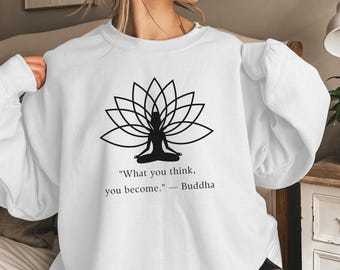 Yoga Sweatshirt For Woman, Yoga Shirt, Meditation T-Shirt, Spiritual Shirt, Workout Shirt, Yoga Lover Hoodie, Yoga Gifts, Yoga Pose Tee