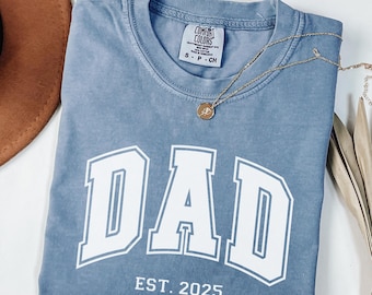 Camiseta personalizada para papá de Comfort Colors®, camiseta para papá primerizo, camiseta personalizada para papá, regalo para el Día del Padre, regalo para papá, camiseta para el Día del Padre