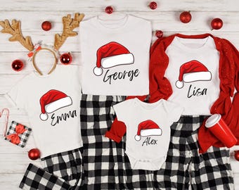 Matching Family Christmas Shirt, Custom Christmas Family Name 2025 Shirt, Personalized Christmas Family T-Shirt, Christmas Family Pajamas