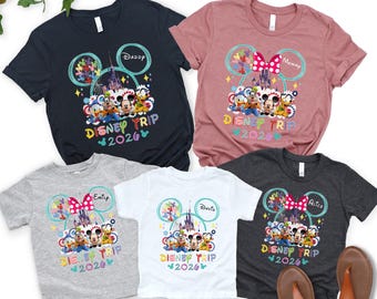 Camiseta personalizada de viaje a Disney, camiseta de Disneyland, camisetas de vacaciones en Disney, camiseta familiar a juego de Disney, camiseta grupal de Disney, viaje a Disney 2026