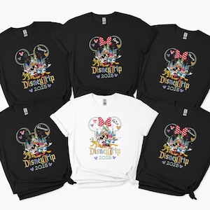 Personalized Disney Trip Shirts, Disneyland Shirt, Disney Vacation Tee, Disney Family Matching Shirt, Magical Castle Shirt, Disney Trip 2025