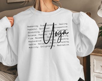 Sudadera de meditación de yoga Suéter de relajación de afirmación espiritual Camiseta de yoga In My Era Regalo de autocuidado de chakras Regalo de cumpleaños para profesores de yoga