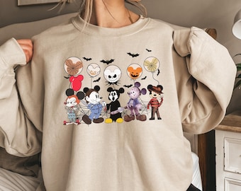 Disney Halloween Sweatshirt, Spooky Season Sweatshirt, Halloween Sweatshirt, Disney Spooky Sweatshirt, Mickey Halloween Sweatshirt