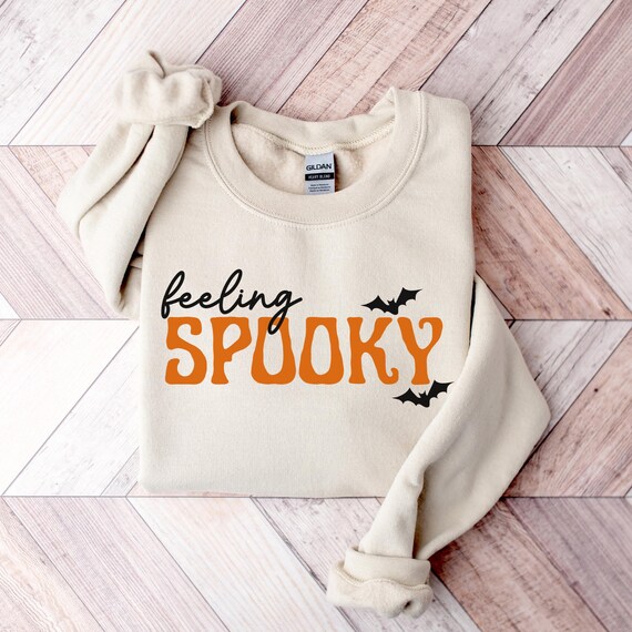 Feeling Spooky Sweatshirt, Halloween Sweatshirt, Spooky Season Shirt, Halloween Party, Halloween Gifts, Fall Sweatshirt, Cute Fall Sweater