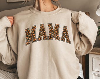 Halloween Mama Sweatshirt, Spooky Mama Sweatshirt, Spooky Mom Sweatshirt, Halloween Mom Gift, Fall Mama Sweatshirt, Mama Halloween Gift
