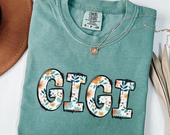 Comfort Colors® Gigi Shirt, Gigi T-Shirt, Gigi T-Shirt, süßes Gigi Shirt, Geschenk für Gigi, Oma Geschenk, Großmutter Shirt, Oma Mimi Gigi Tee