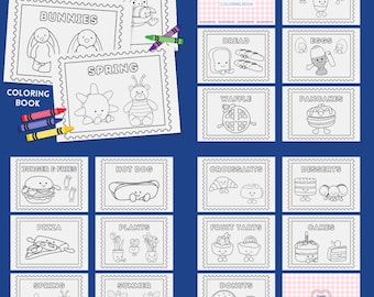 Dibujos para colorear de Jellycat: Imprimibles de bolsillo (Descarga PDF)