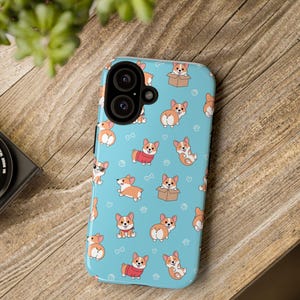 Corgi Phone Case IPhone 16 15 14 13 12 11 X 8 Cute Pet Lover Accessories, Dog Themed Gift, Fun Protector, Unique Corgi Design Cover