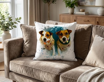 Copricuscino Personalizzato Foto, cuscino con Foto Personalizzata, Regalo Unico, Idea Regalo Coppia, Regalo Amante Animali