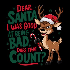 Cher Père Noël, j'étais doué pour être mauvais, est-ce que cela compte fichier numérique