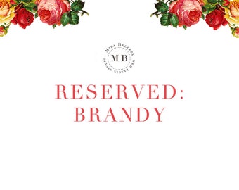 RESERVED for Brandy l Online Shop Mini Makeover l Deposit