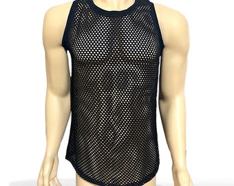 Mens Mesh Vest – Sexy See-Through Top