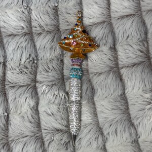 prachtige pen met kerstboomthema bling strassteen