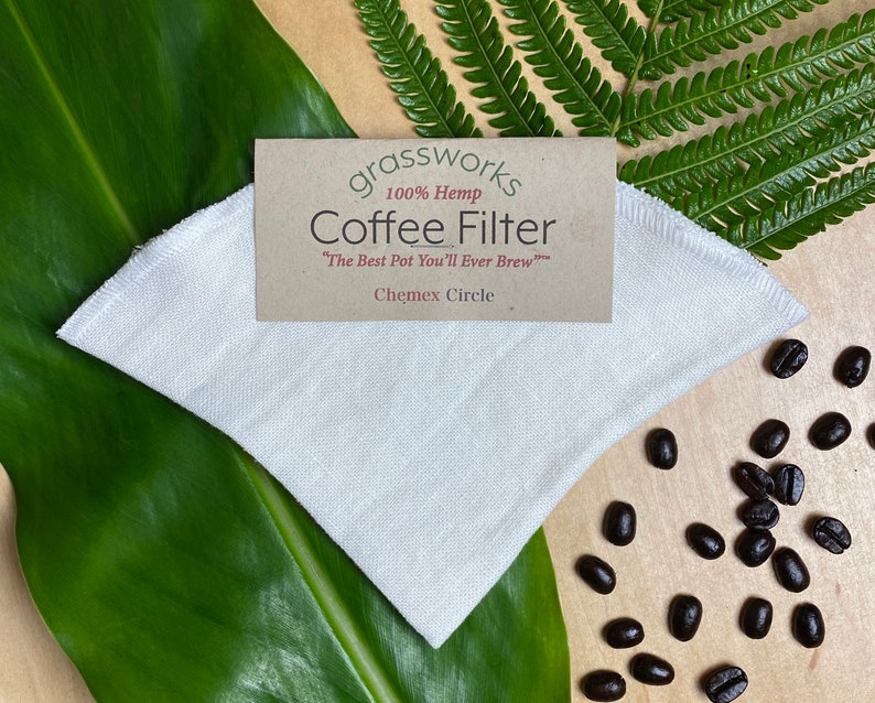 CHEMEX CIRCLE Reusable Hemp Coffee Filter The Best Pot Etsy