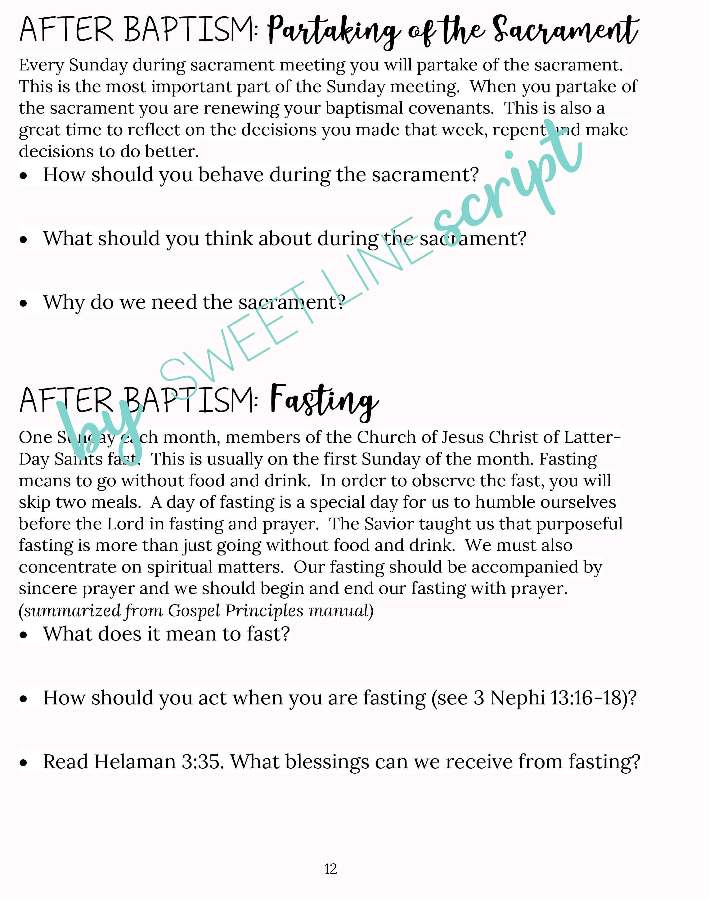 Baptism Journal - Script Edition - Etsy
