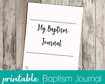 Baptism Journal - Script Edition